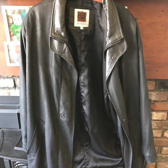 Men’s Fog City Leather Jacket - Picture 4 of 5